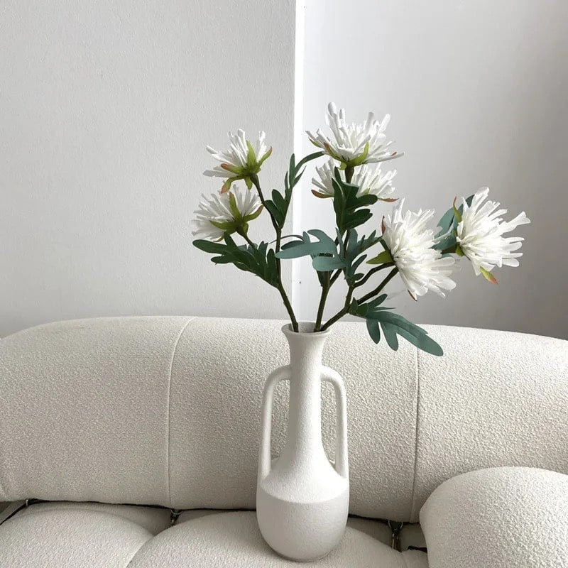 Milky White Vases B
