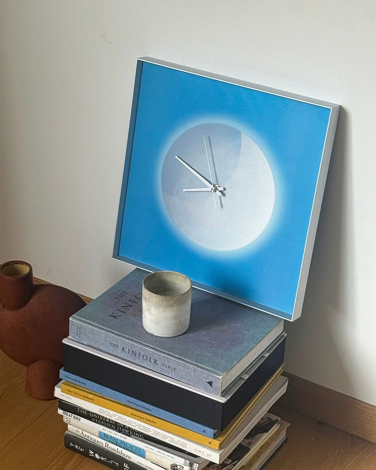 Blue Moon Wall Clock