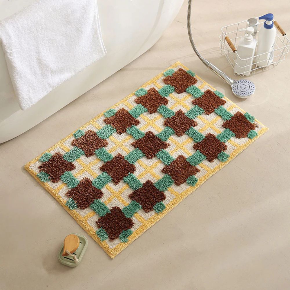 Moroccan Design Non Slip Bath Mat