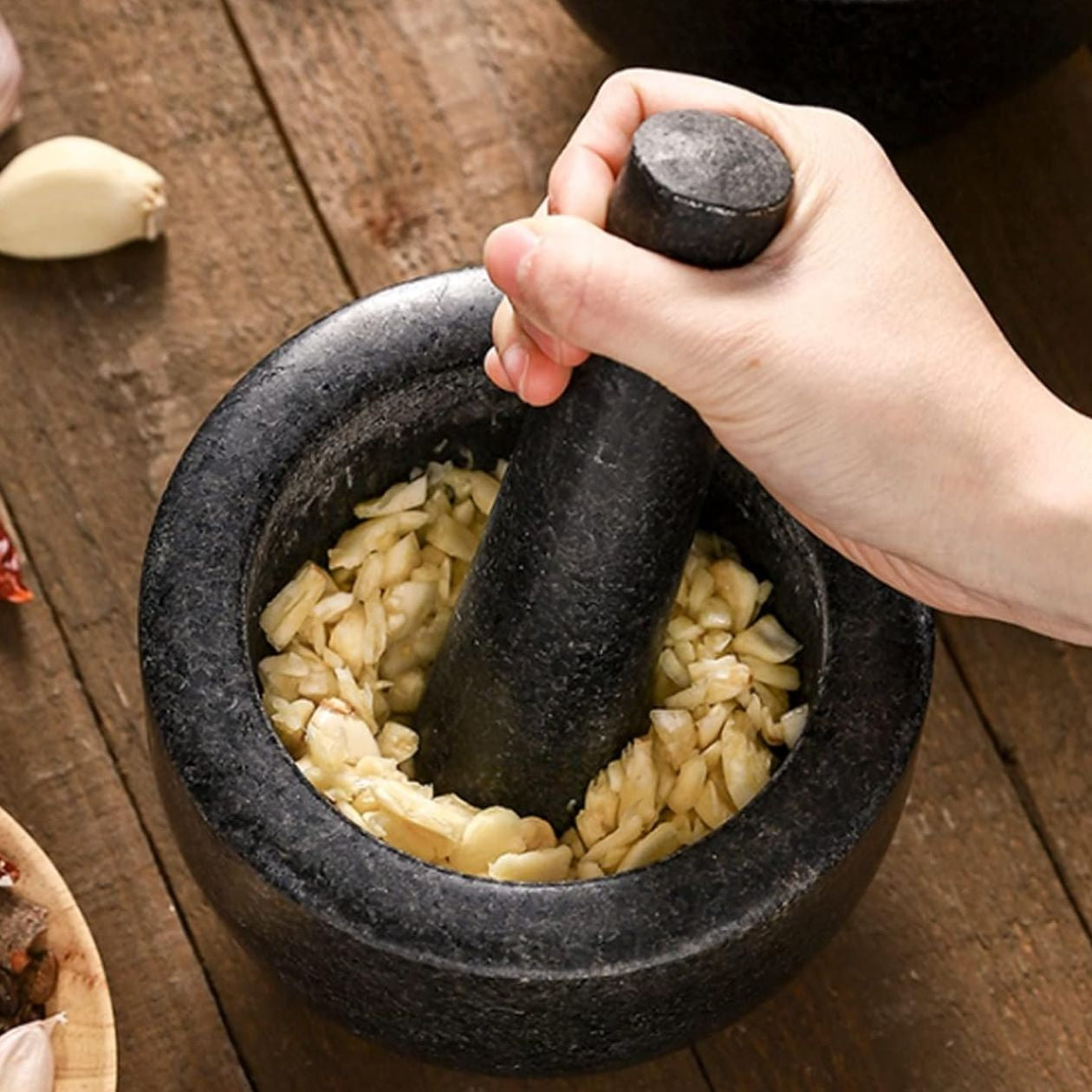 Granite Mortar and Pestle