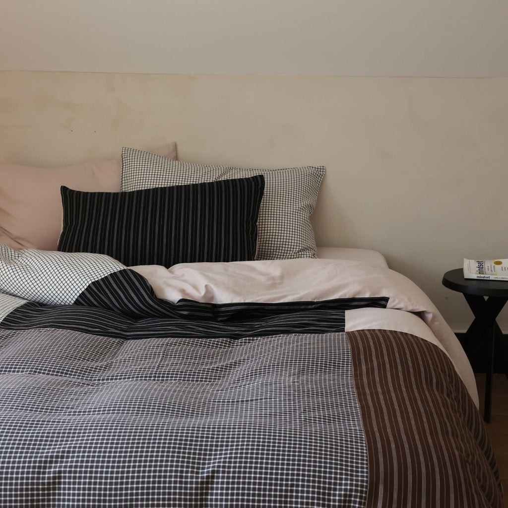 Mosaic Cotton Double Gauze Bedding Set