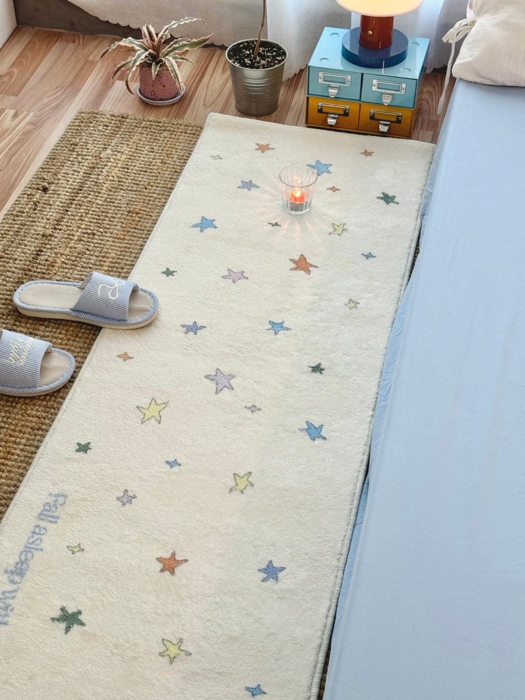 Y2K Pastel Star Rug