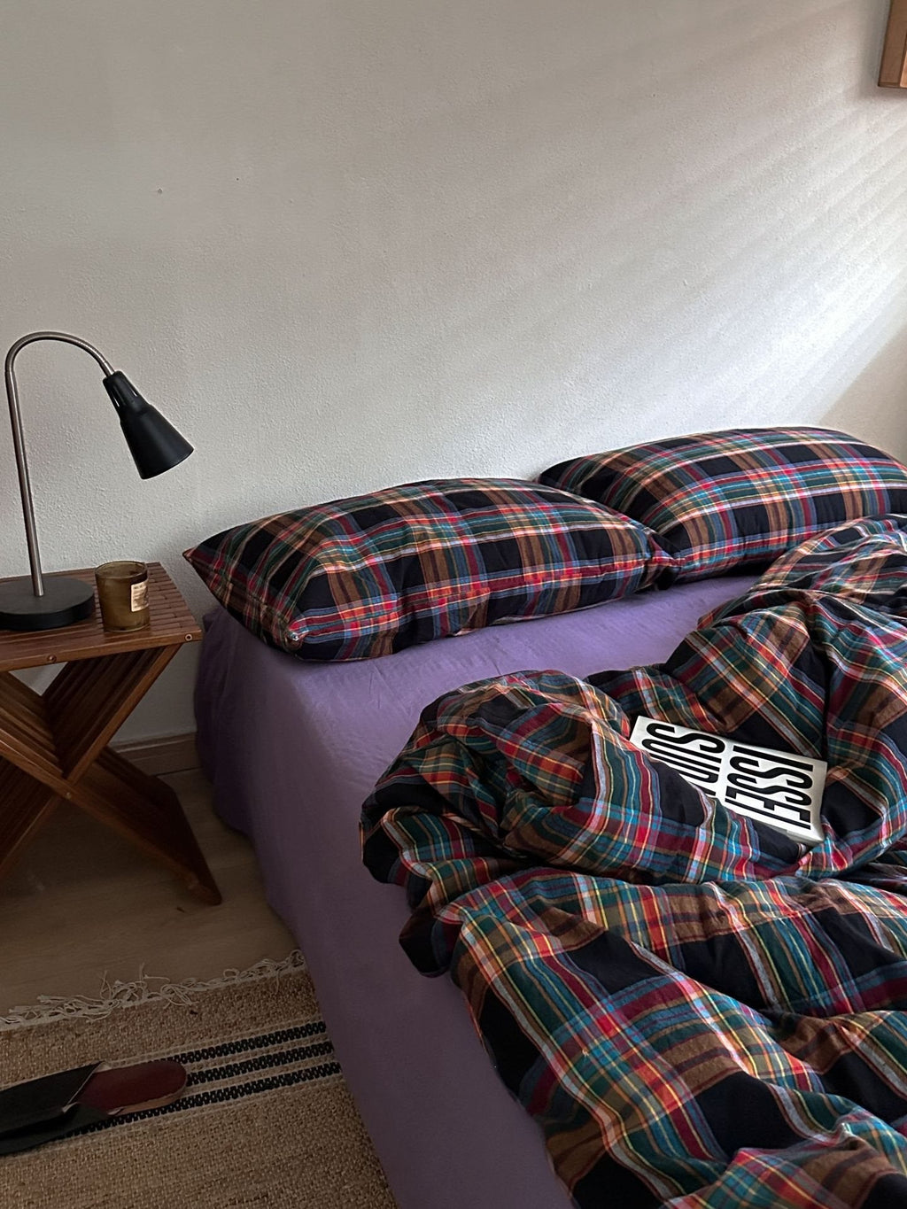 Dark Academia Tartan Duvet Cover Set