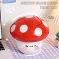Cute Mushroom Desk Trash Can