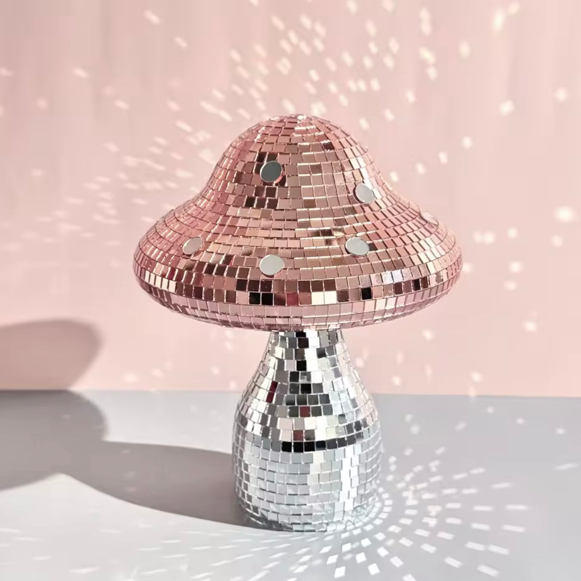 Dreamy Disco Mushroom Ball Pink Dots
