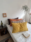 Terracotta Plaid Pillowcase