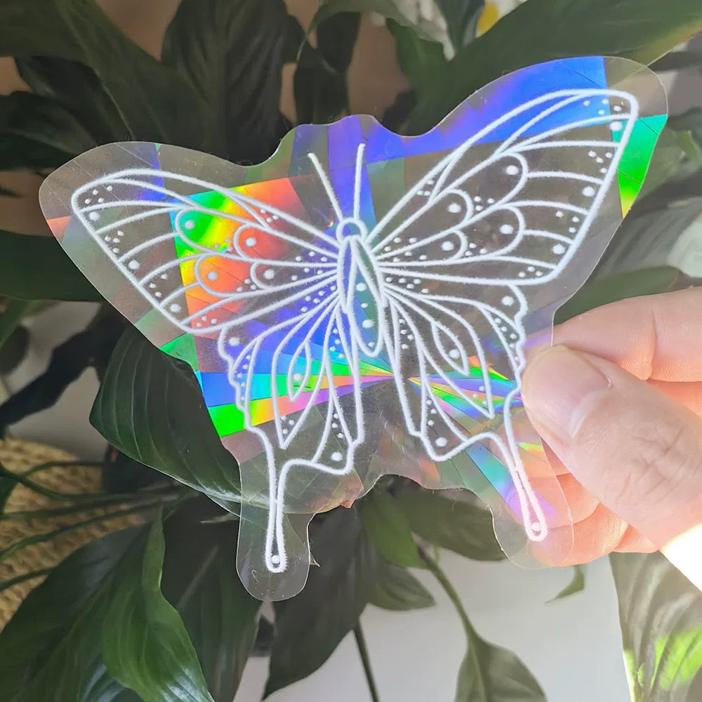 Celestial Suncatcher Sticker Butterfly