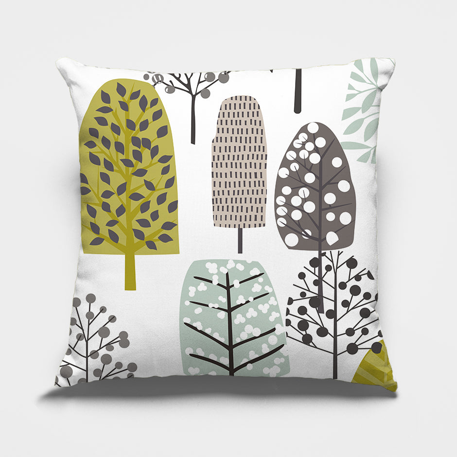 Nature Cushion Covers Neutral Plants