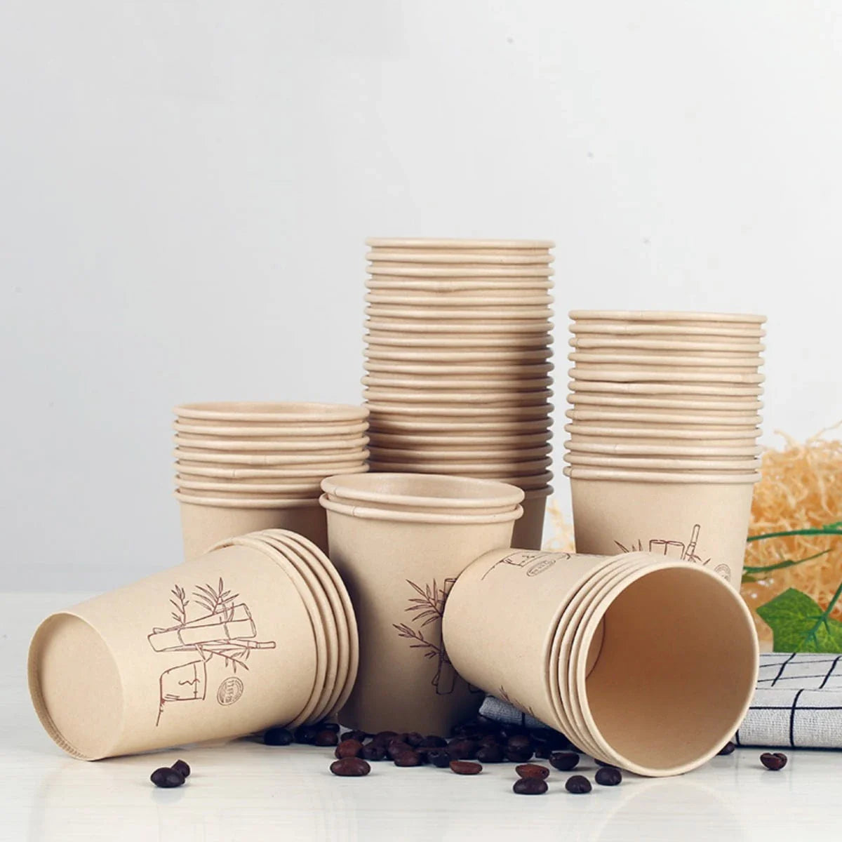 Eco-Friendly Bamboo Fiber Paper Cups