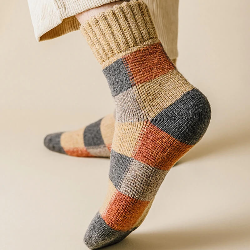 Men's Warm Wool Winter Socks 5-Pack