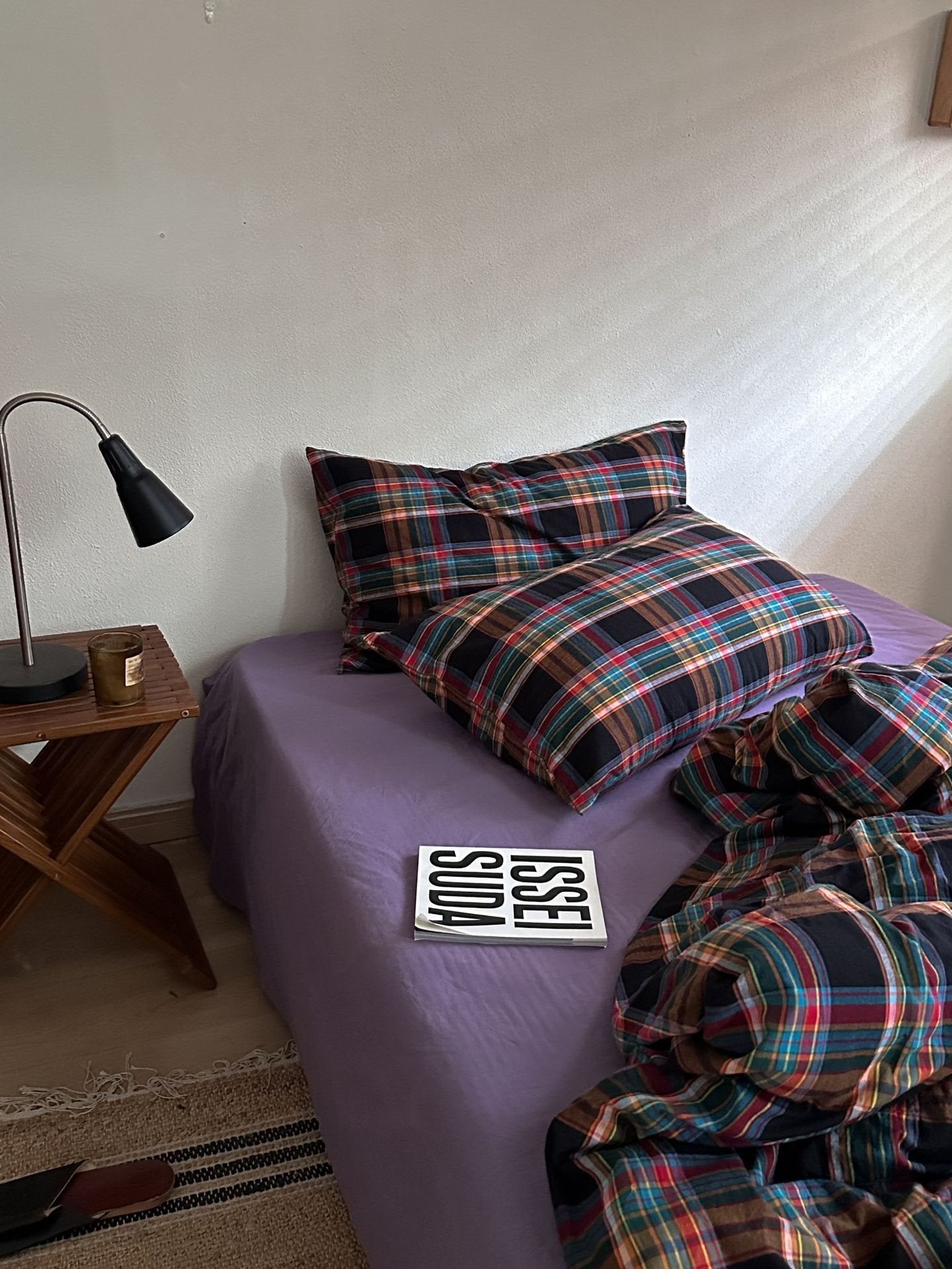 Dark Academia Tartan Duvet Cover Set