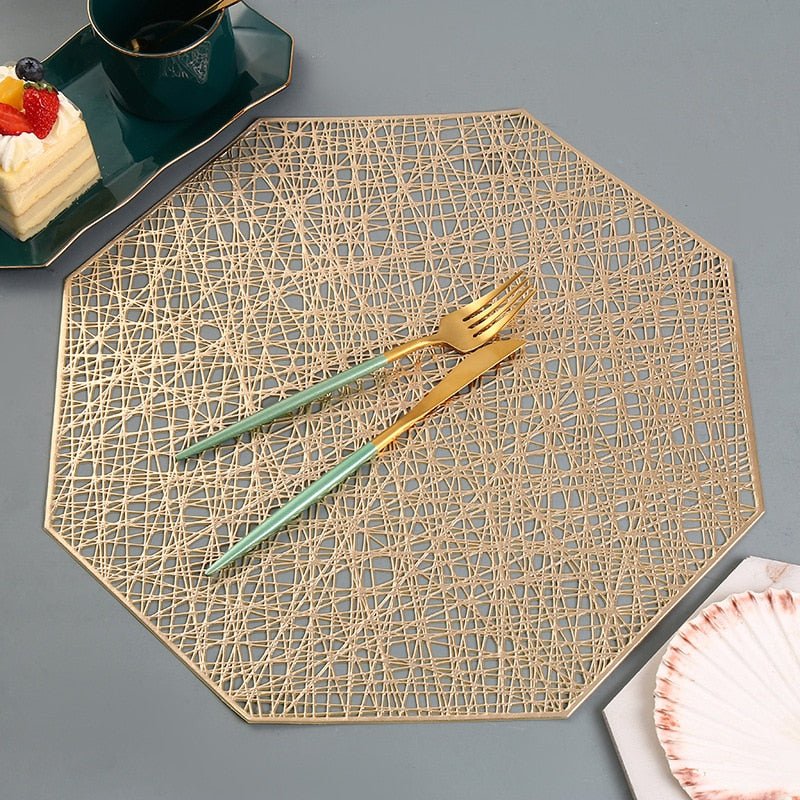 Nebula Dinner Placemat Gold Orion