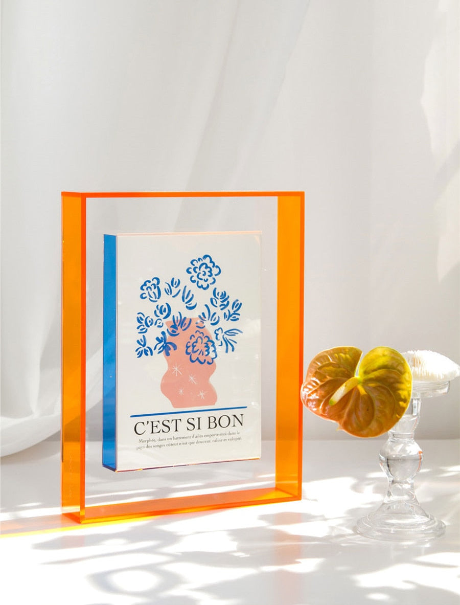Neon Dreams Chameleon Picture Frame