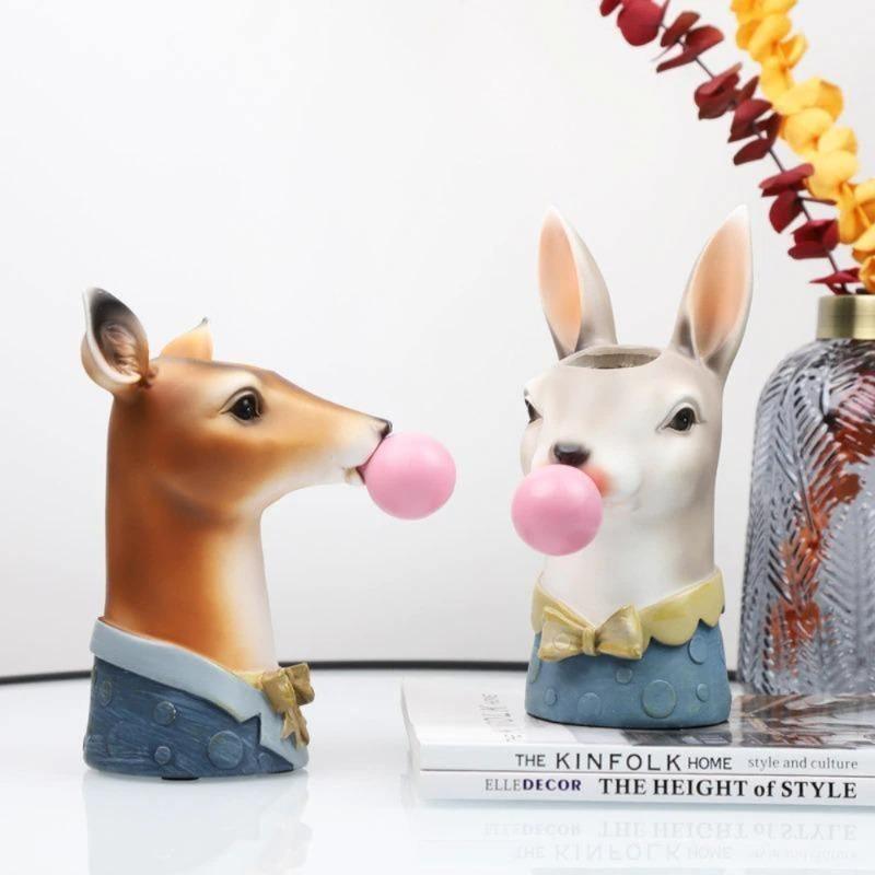 Wild Bubblegum Creature Vase