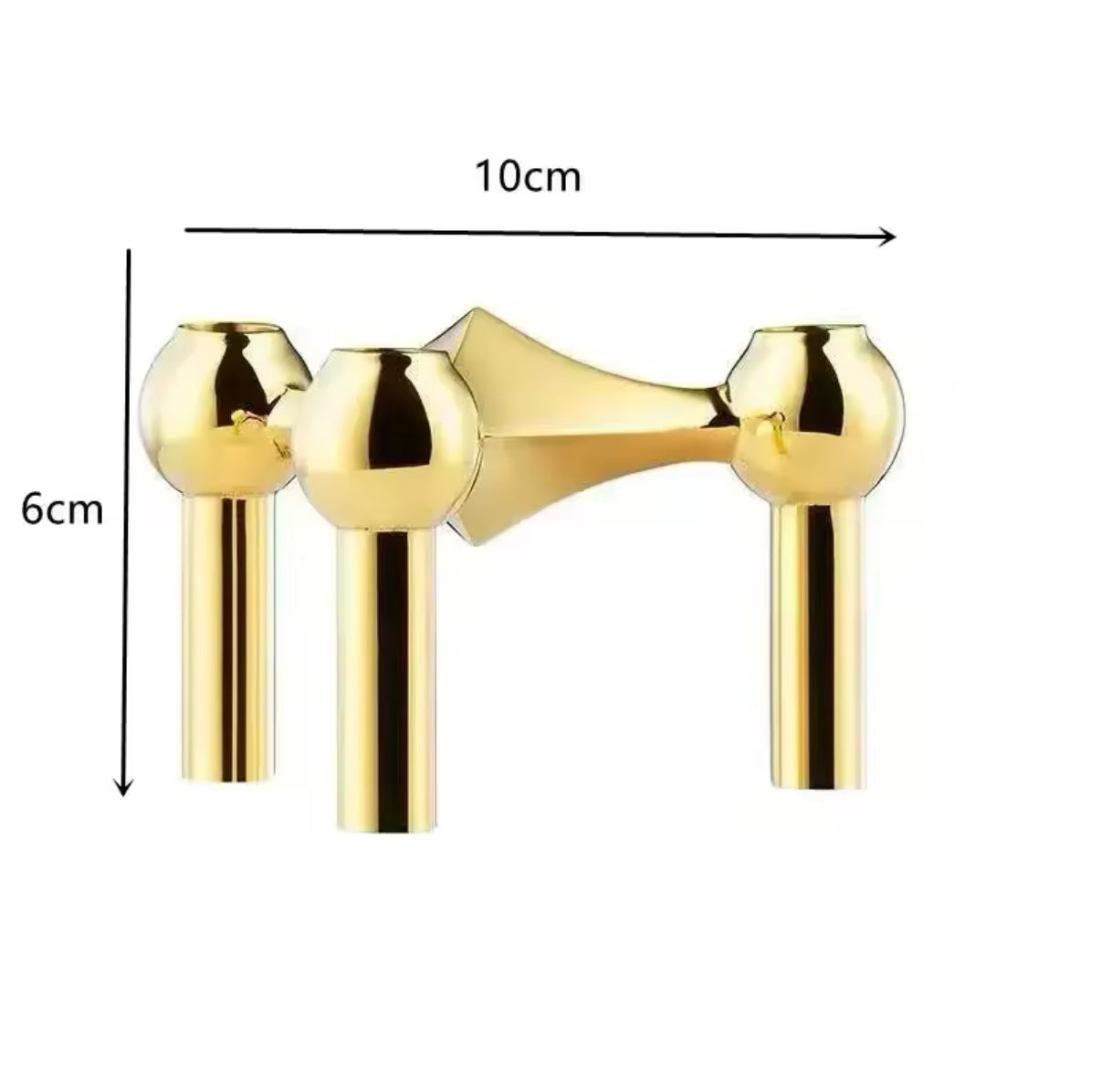 Nordic Molecular Candle Holder 1 pcs Gold