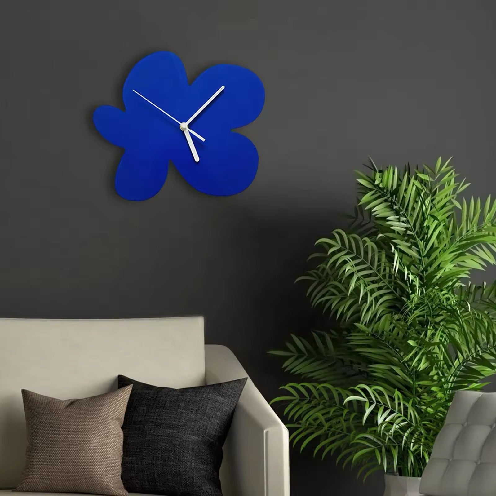Nordic Wall Flower Clock