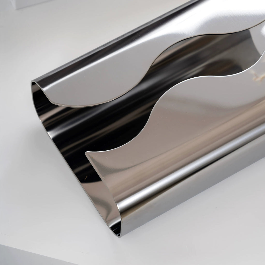 Minimalist Chrome Tissue Box