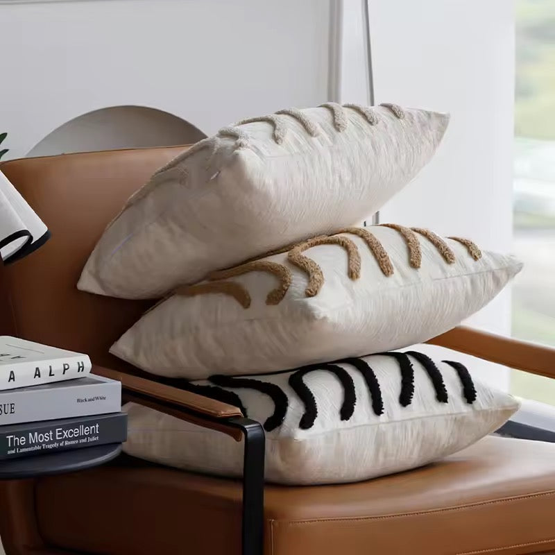 Abstract Line Pillow Cover