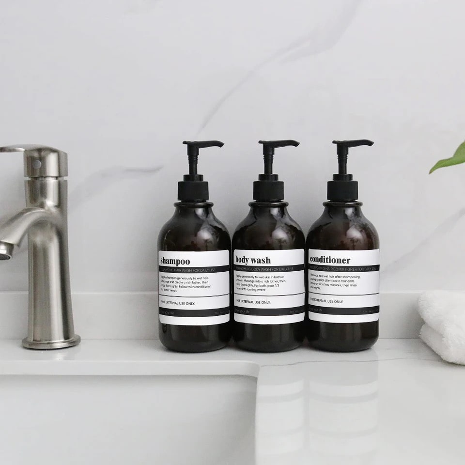 3 Pcs Set Bathroom Dispenser