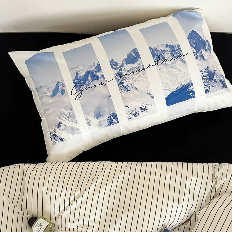 Cute Graphic Cotton Pillowcase