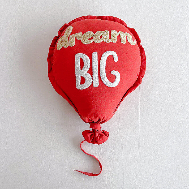 Fabric Balloon Wall Hanging Big-Red