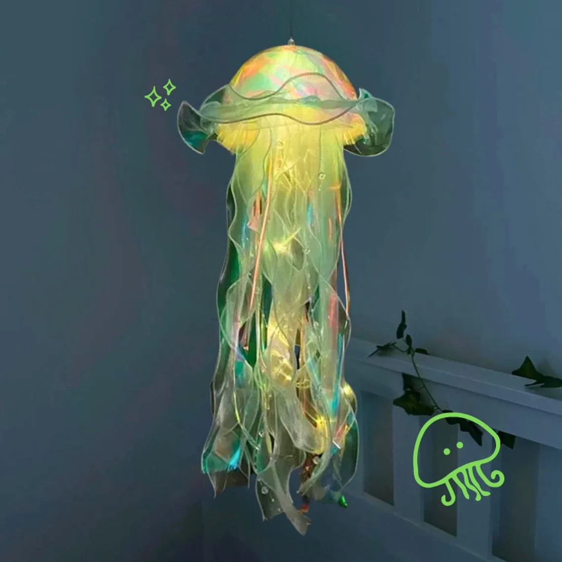 LED Jellyfish Lamp