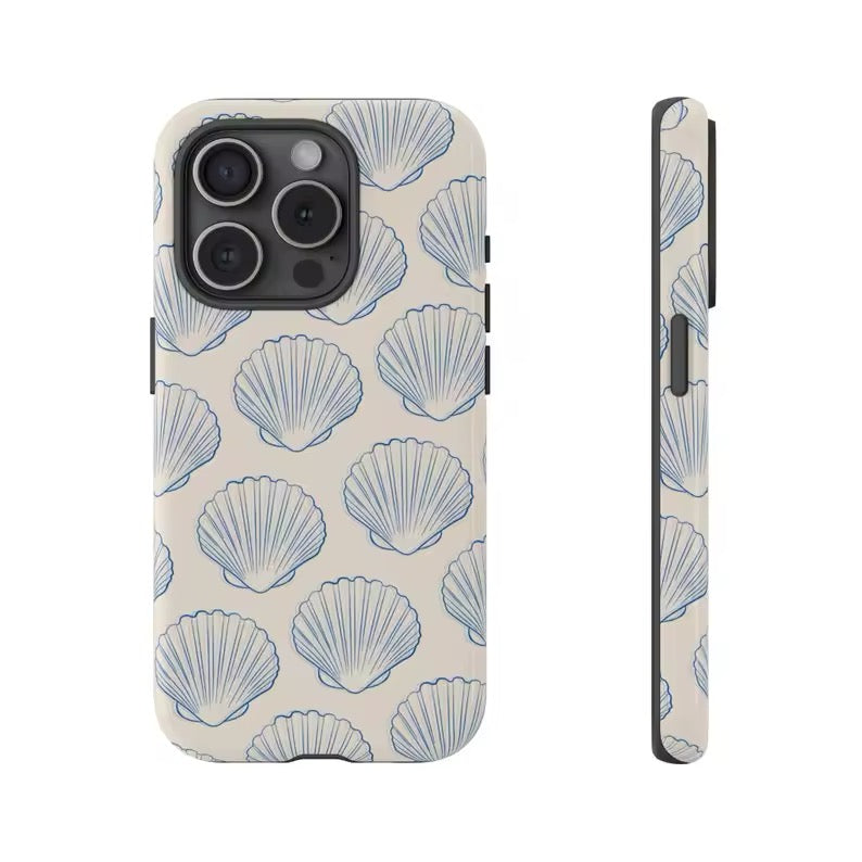 Seashell Coastal Girl iPhone Case