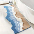 Ocean Waves Microfiber Bath Mat