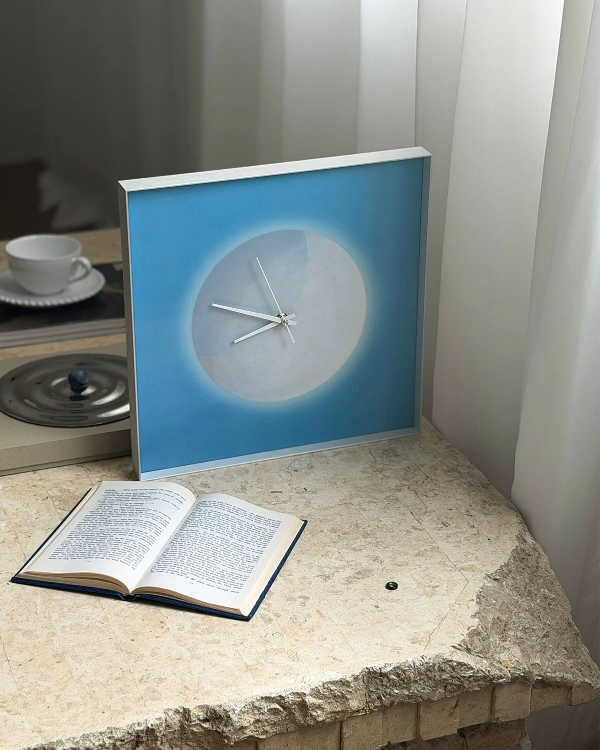 Blue Moon Wall Clock
