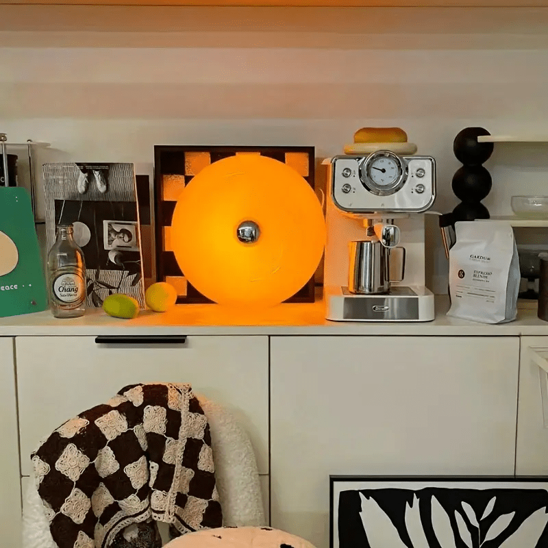Vintage Donut Bauhaus Lamp