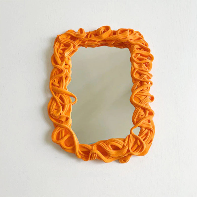 Aesthetic DIY Mirror Orange