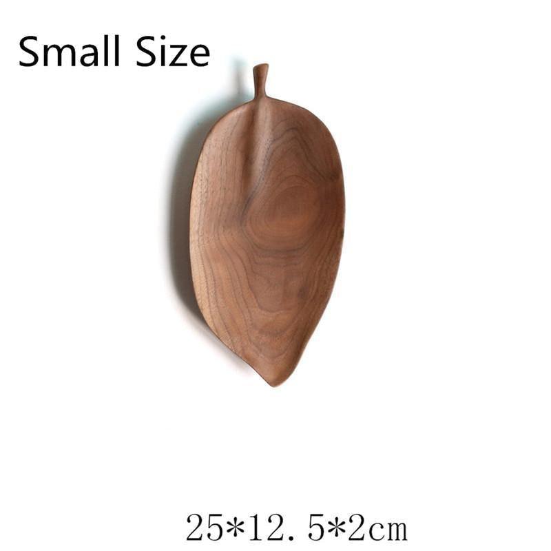 Leaf Wooden Serving Trays Flat Leaf - Small