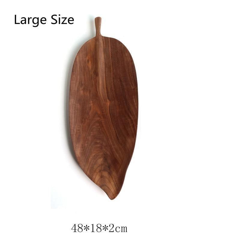 Leaf Wooden Serving Trays Flat Leaf - Large