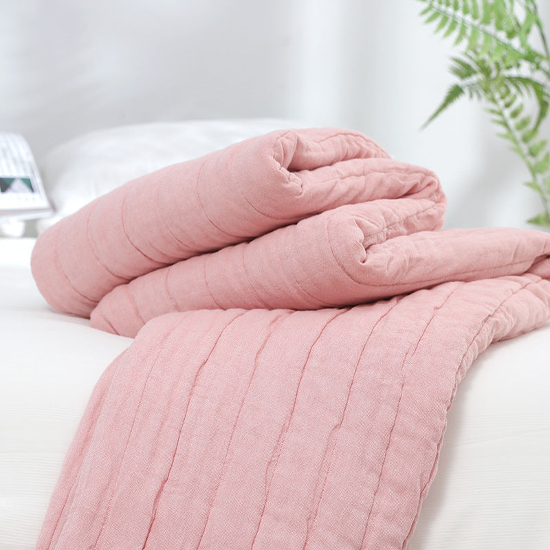Cotton Muslin Thorw Blanket – Queen Size
