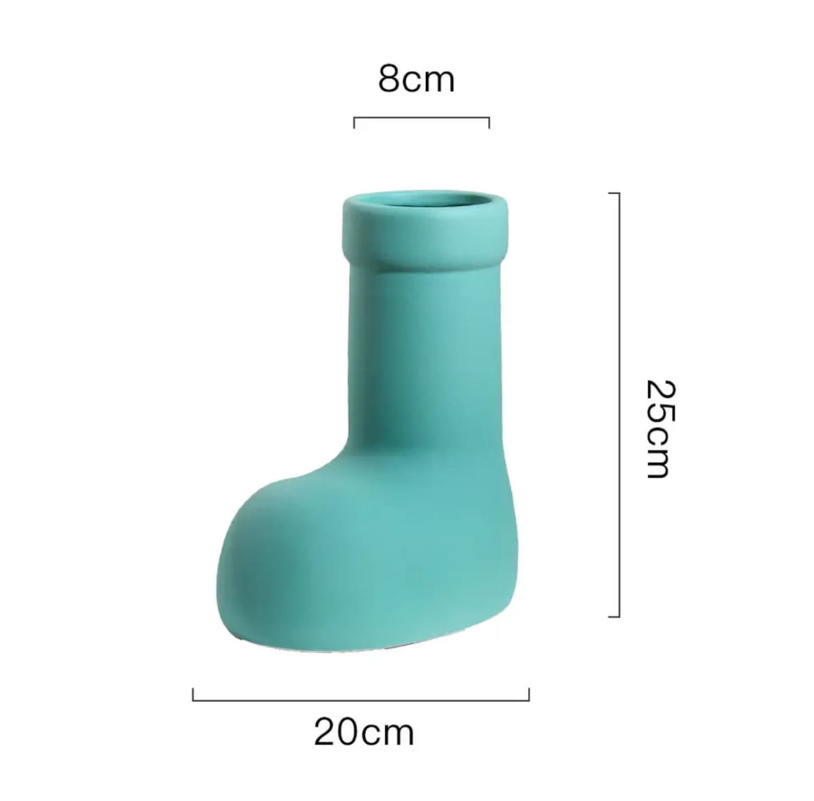 Vase Shoes Galoshes Green