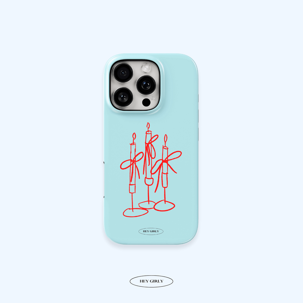 Blue Candle iPhone Case