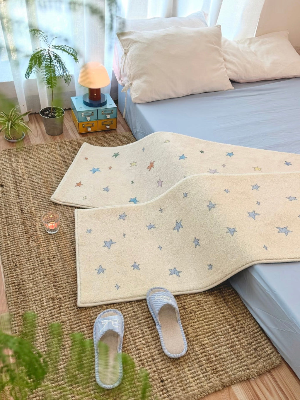 Y2K Pastel Star Rug