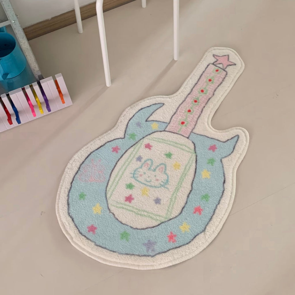 Pastel Guitar Rug