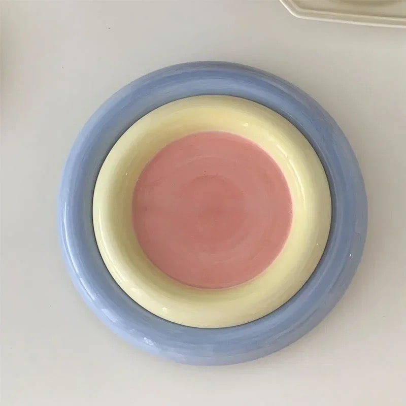 Pastel Little Flower Dish Plate