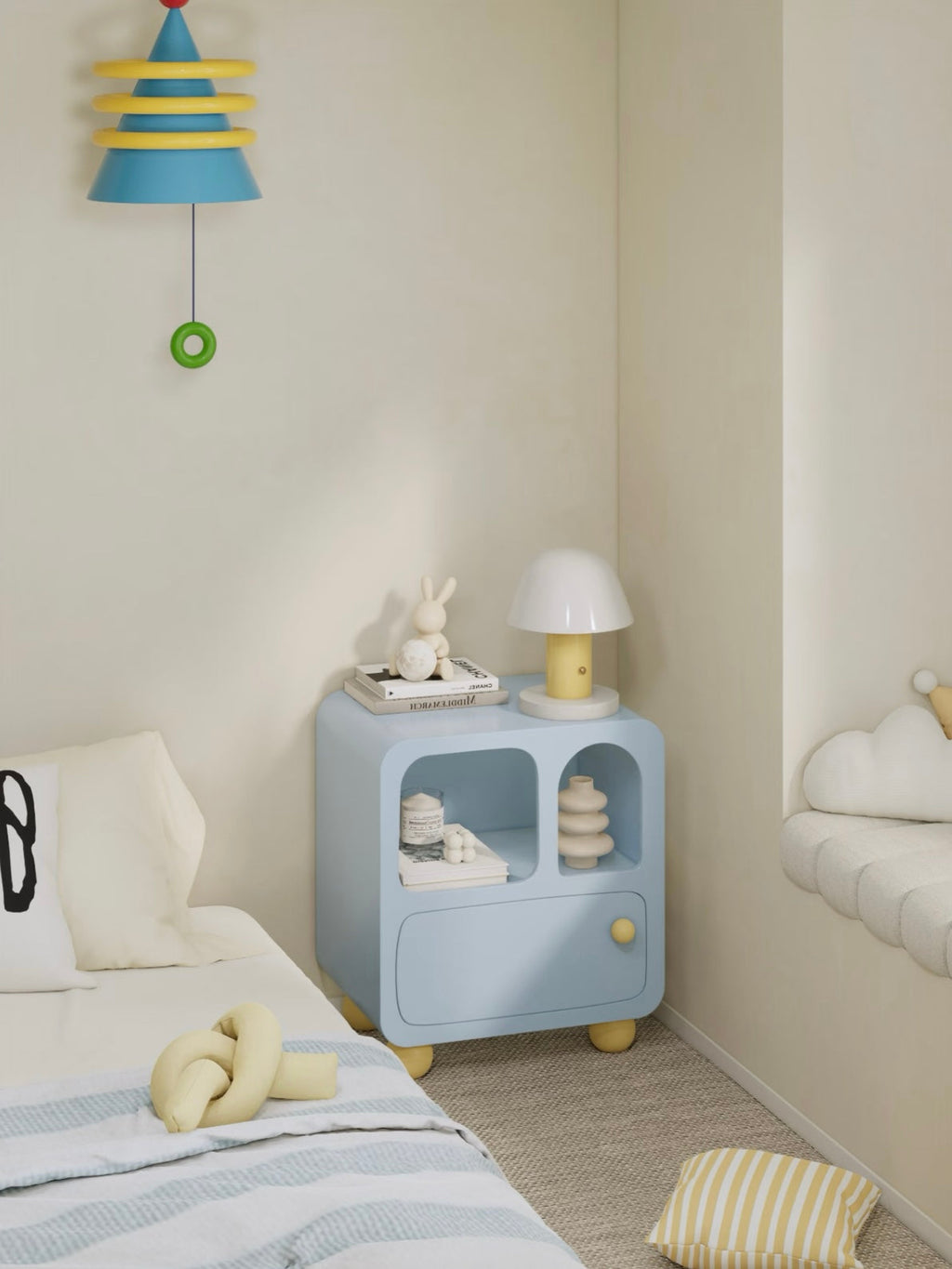 Pastel Arched Nightstand
