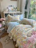 Watercolor Gauze Duvet Cover Set
