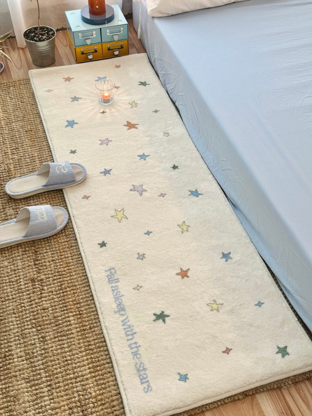 Y2K Pastel Star Rug