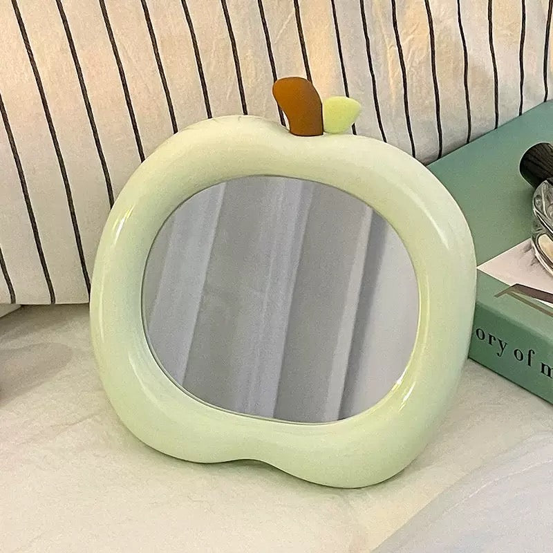 Apple Makeup Mirror Green