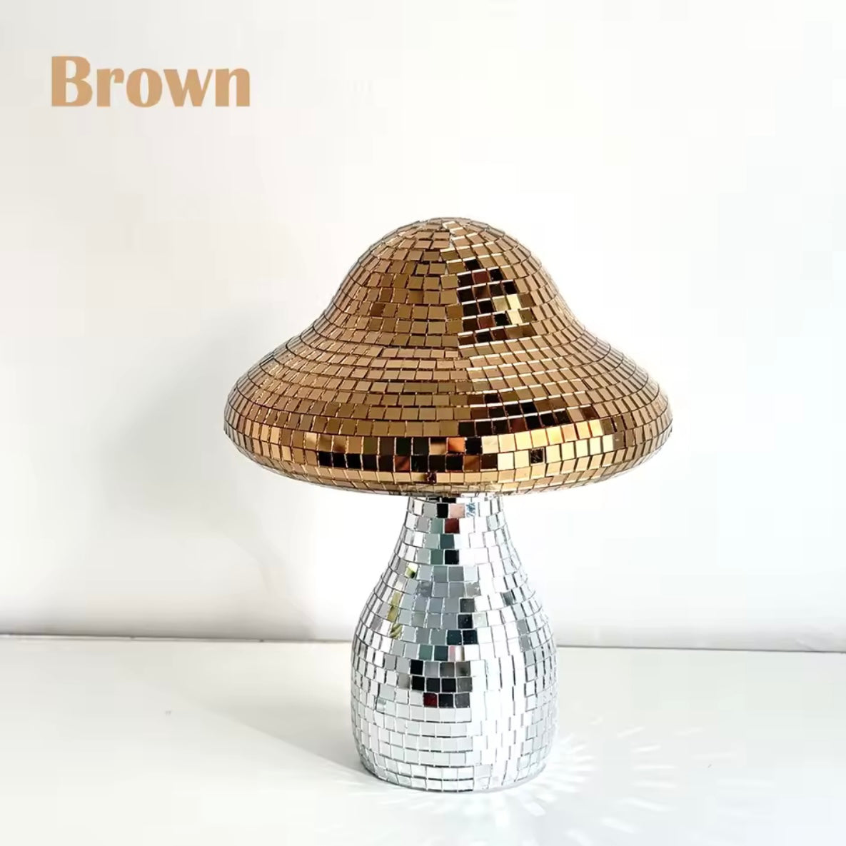 Dreamy Disco Mushroom Ball Brown