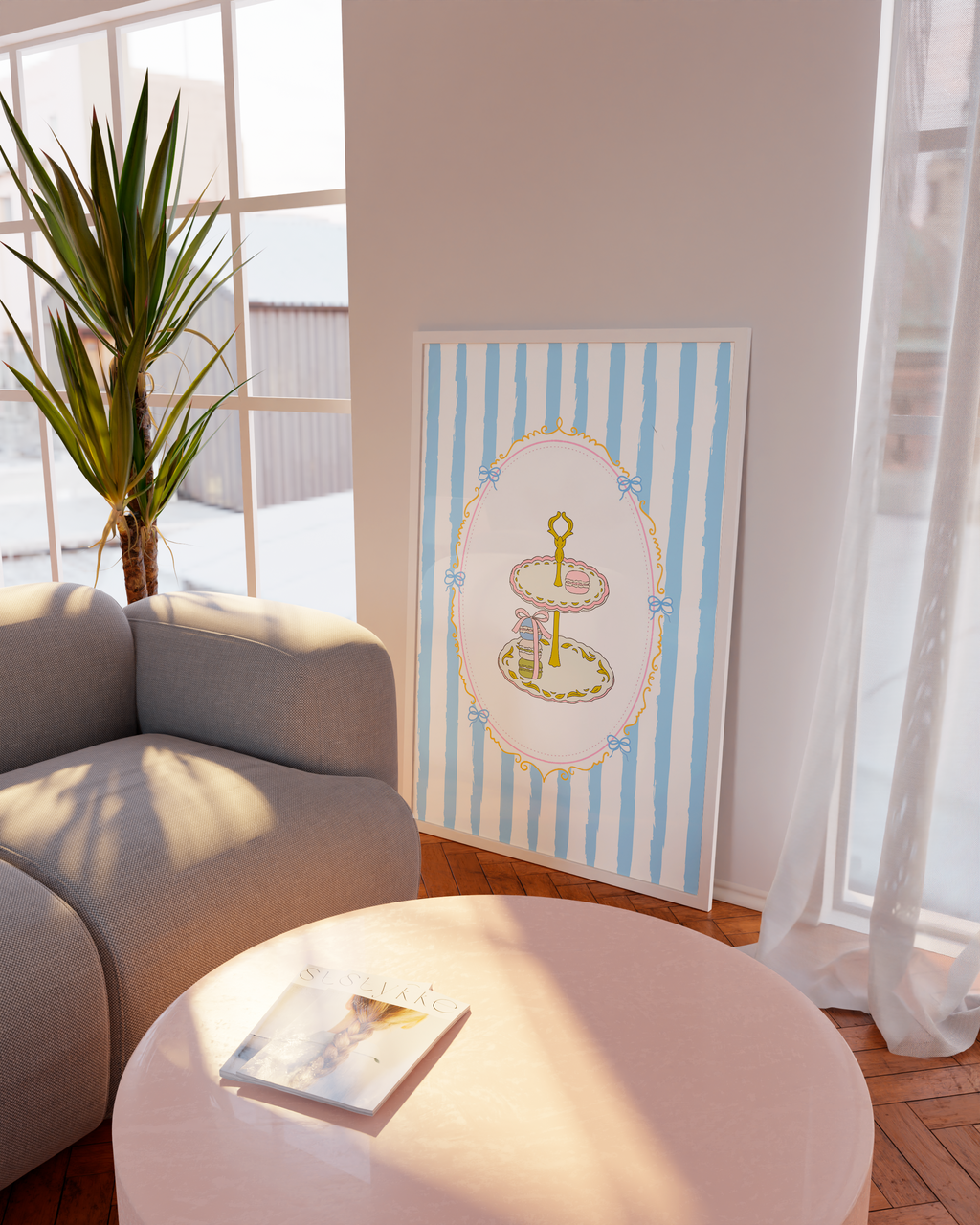 Pastel Bunny Poster Set