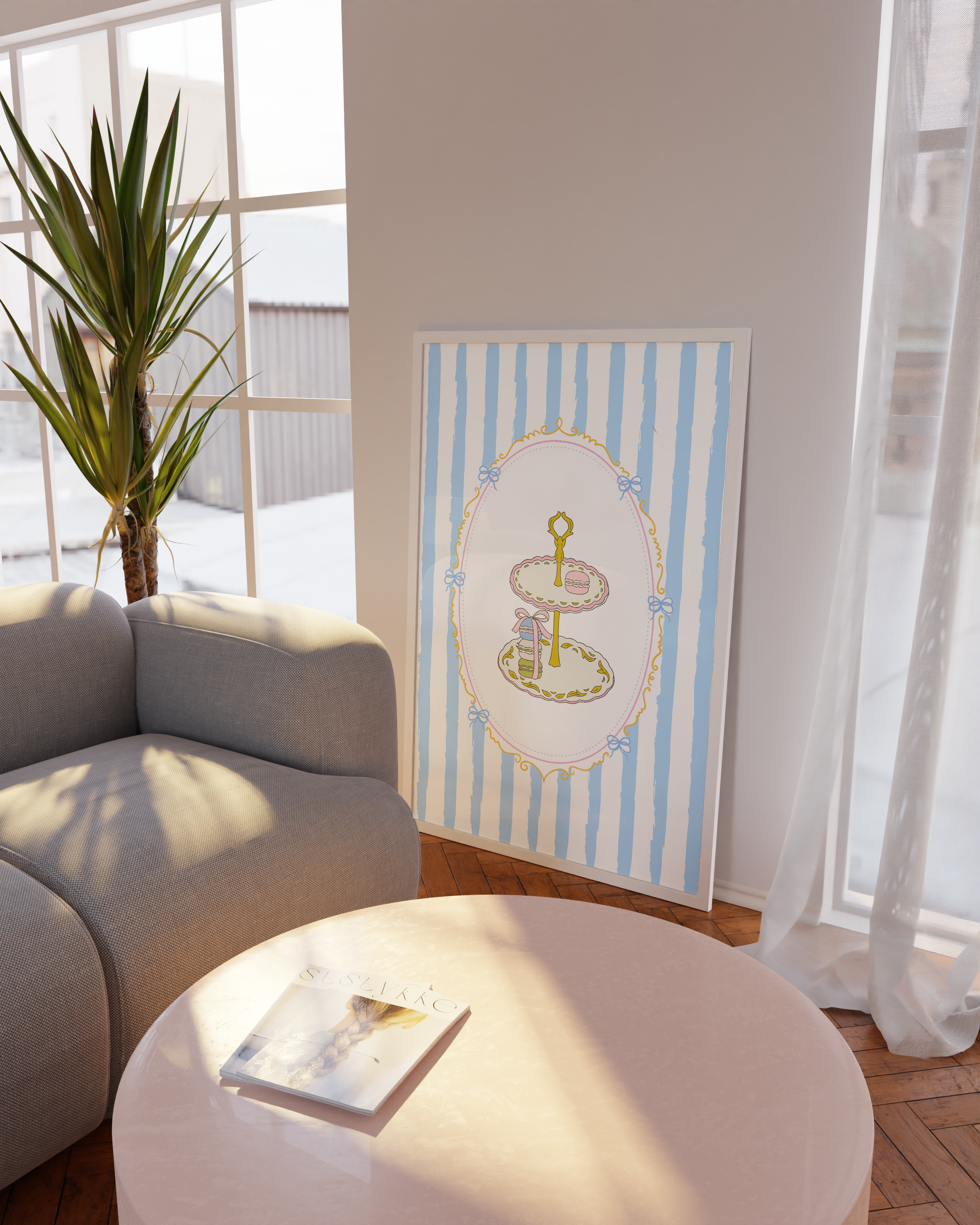Pastel Bunny Poster Set
