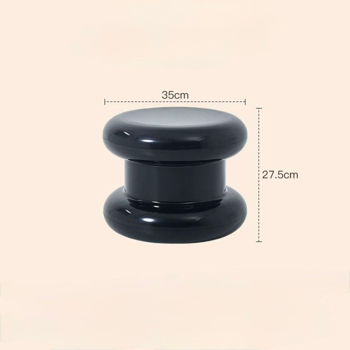 Stacked Ring Pedestal Side Table