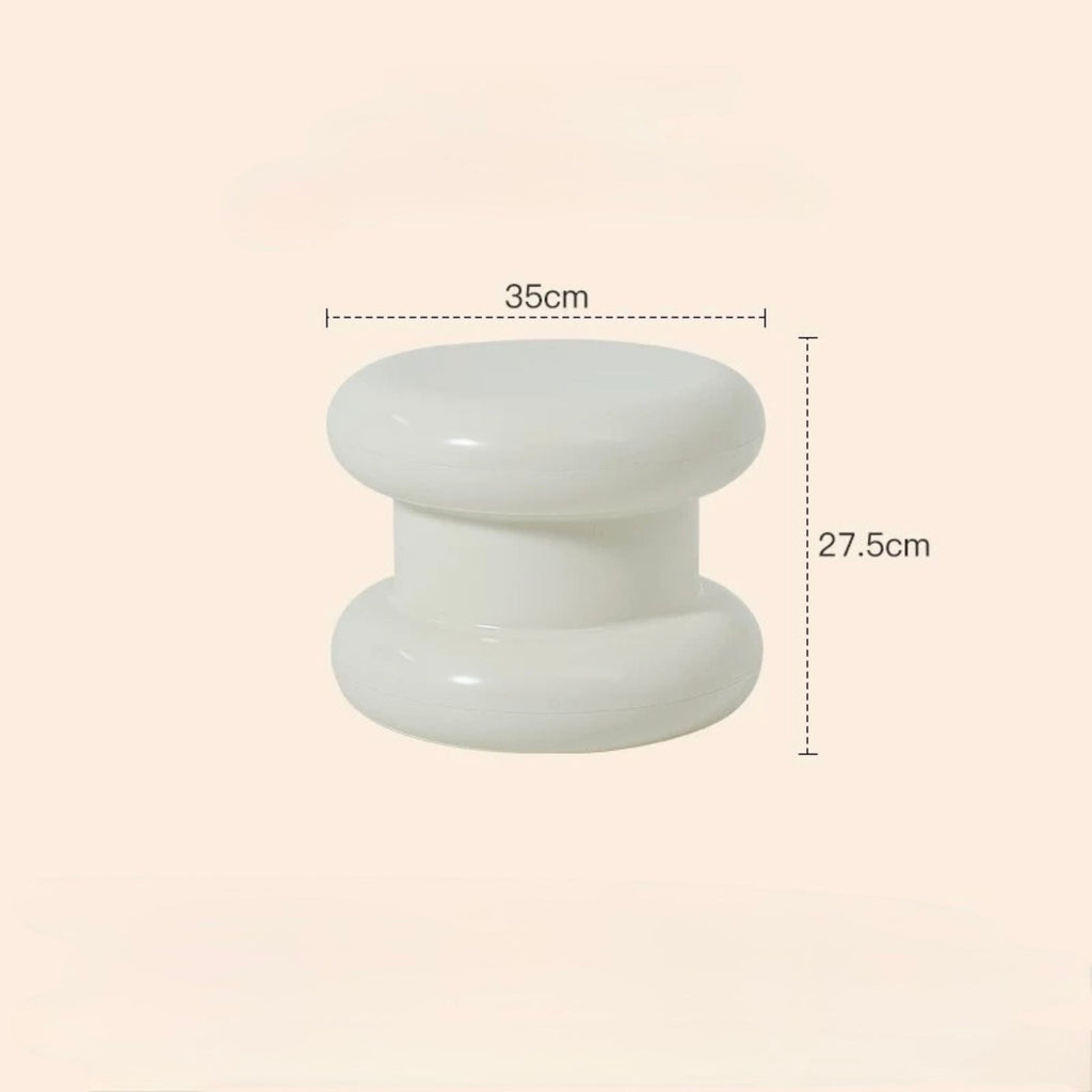 Stacked Ring Pedestal Side Table