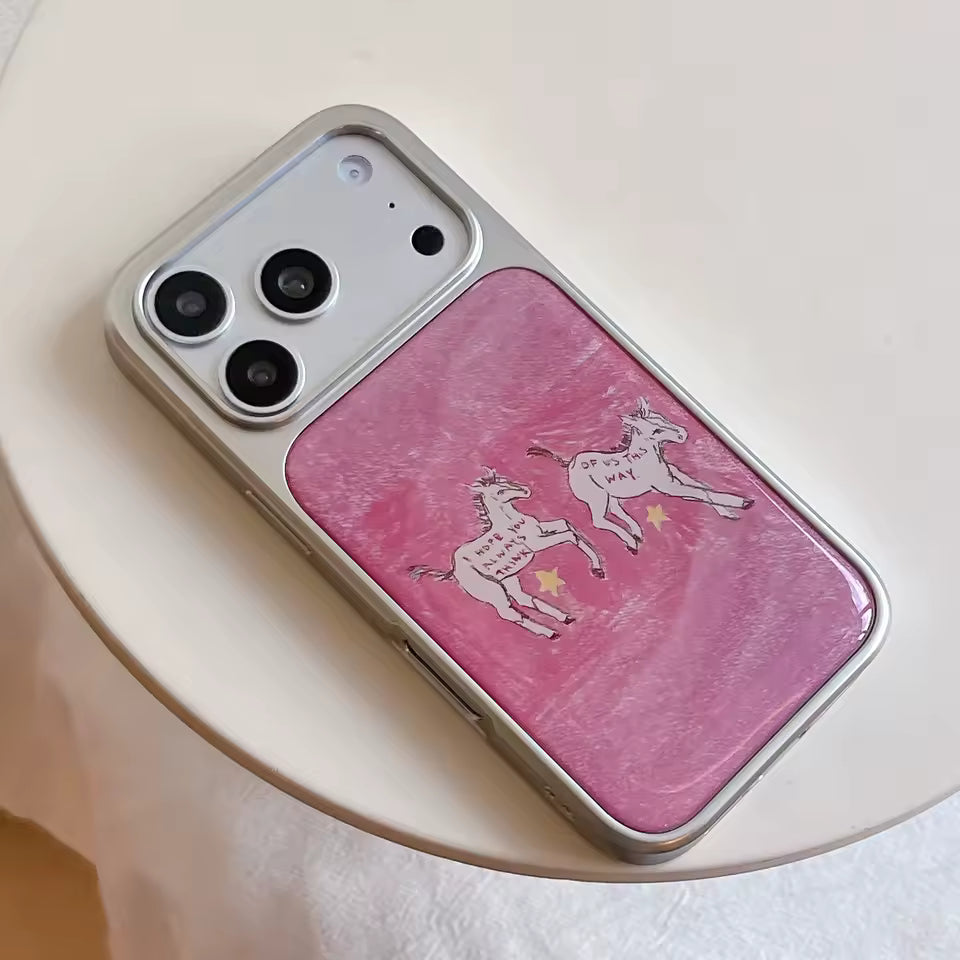 Horse Girl Aesthetic iPhone Case