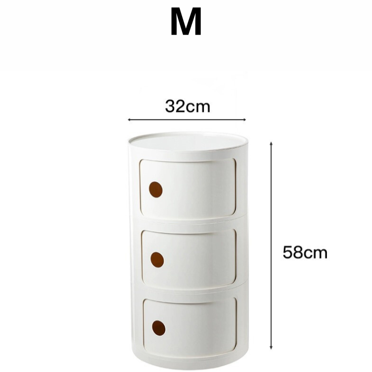 Nordic Pink Cabinet White M 32 x 58 cm (12.5 x 22.8 in)